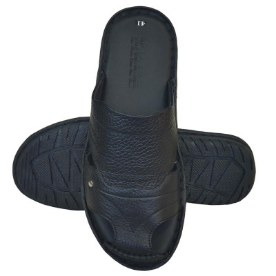 Dép Bít Mũi Nam Da Bò Thật TiTi ĐÔ Cao Cấp GSB2088d