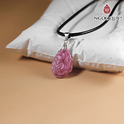 Mặt dây chuyền hồ ly Ruby Nam Phi 14x20mm mệnh hỏa, thổ - Ngọc Quý Gemstones