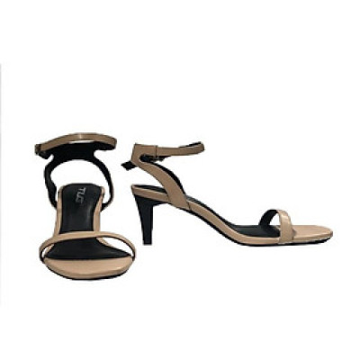 Sandal cao gót nữ quai ngang hot trend  trẻ trung 20824