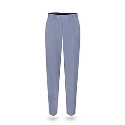 Quần tây nam không ply ống ôm xám trắng Khatoco Q1M578S0-CNGI220-2411-0