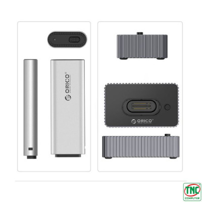 Đế ổ cứng (Docking) SSD ORICO 1 khe cắm M.2 NVME + SATA TypeC - Hàng Chính Hãng