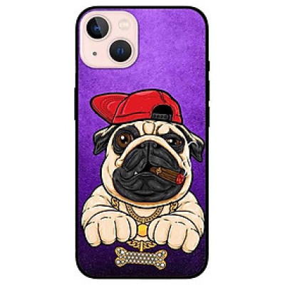 Ốp lưng dành cho Iphone 13 Mini - Iphone 13 - Iphone 13 Pro -  Iphone 13 Pro Max - Pulldog Hiphop Nền Tím