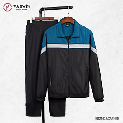Bộ quần áo thể thao nam FASVIN BD24638.HN chất vải gió dán 02 lớp dày dặn ấm áp