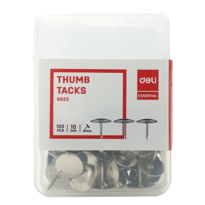 Ghim Mũ Inox Deli 22 