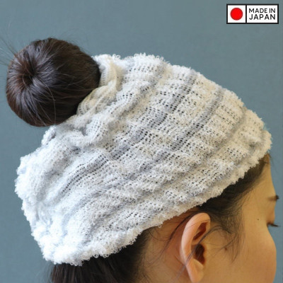 Khăn mũ trùm đầu khi tắm Towa Sangyo - Bản hẹp - Hàng nội địa Nhật Bản nhập khẩu chính hãng