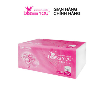 Combo 5 Gói Khăn Giấy Lụa Rút Softpack Bless You Alavie 250 Tờ