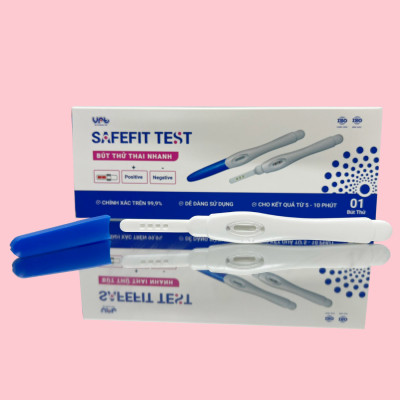 Bút thử thai Safefit phát hiện thai sớm độ chính xác trên 99% (Hộp 1 bút)