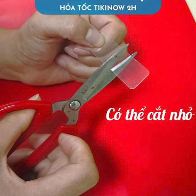 COMBO 2 Hộp 60 Miếng Keo Nano 2 Mặt Trong Suốt Chống Nước, Không Để Vết Keo Băng keo dán 2 mặt trong suốt siêu dính treo đồ (Hộp 60 miếng)