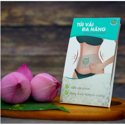 Bảo Nhiên - Túi vải cotton dùng chườm muối Cung Đình