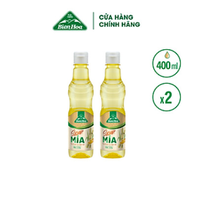 Combo 2 chai Syrup Mía Biên Hòa 400ml/Chai