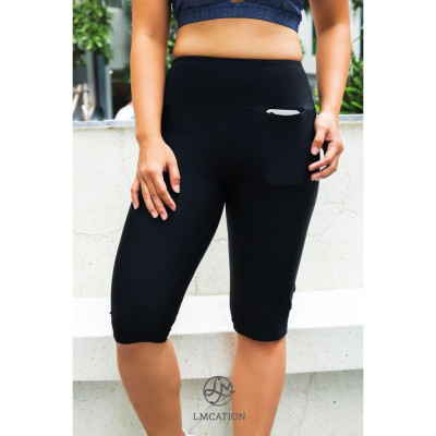 Quần Lửng Đa Năng Nữ LMcation Rita - Màu Đen