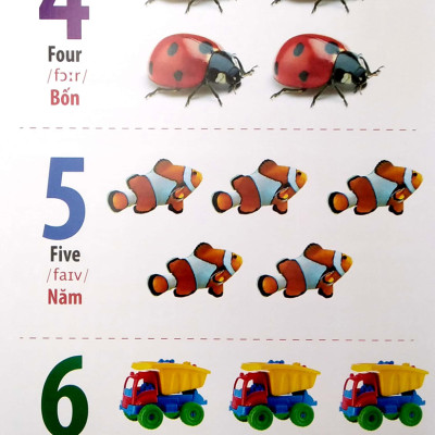 THƯ VIỆN HÌNH ẢNH SONG NGỮ ĐẦU TIÊN CỦA BÉ - CHỮ CÁI VÀ SỐ ĐẾM_VT