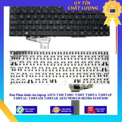 Bàn Phím dùng cho laptop ASUS T100 T100C T100T T100TA T100TAF T100TAL T100TAM T100TAR AEXC9E00120 0KNB0-0134UK00 - Hàng Nhập Khẩu New Seal