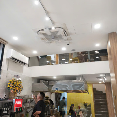 (Bảo hành 6 tháng) Quạt Tản Gió Gắn Máy Điều Hoà Âm Trần - Cánh Quạt Rẽ Gió tự Động 