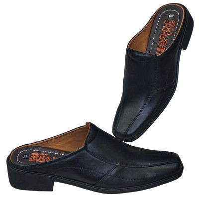 Dép Bít Mũi Nam Da Bò Thật TiTi ĐÔ Cao Cấp GSB2077d