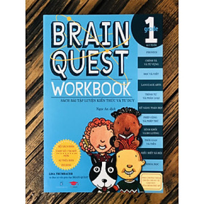 Brain Quest 1 - sách phát triển tư duy - Genbooks ( song ngữ anh việt, 6 - 7 tuổi )
