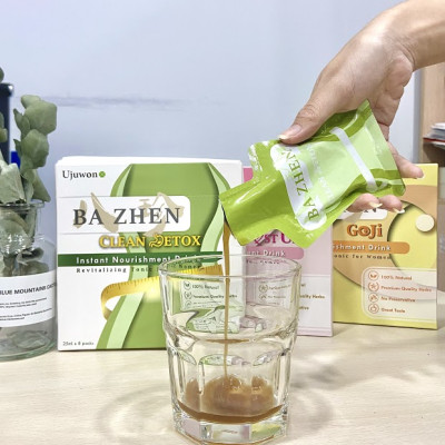 [QUÀ 20.10] Nước Uống Thảo Mộc Giảm Đau Bụng Kinh Hiệu Quả, Tăng Kích Cỡ Vòng 1, Thon Gọn Sắc Vóc Ba Zhen Ujuwon Bust Up (Hộp 8 Gói)