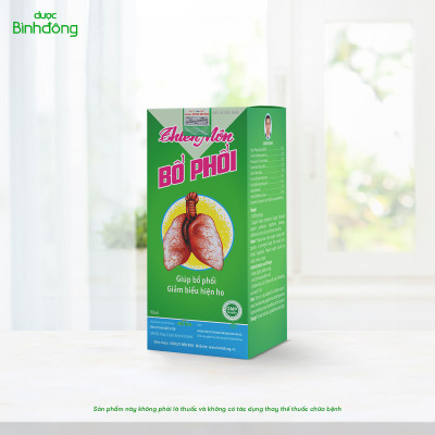 Combo 3 chai Thiên Môn Bổ Phổi Dược Bình Đông Chai 90ml dành cho Trẻ em – Giảm ho, Bổ phổi