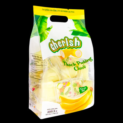 Thạch Pudding Cherish Vị Chuối 850,5G
