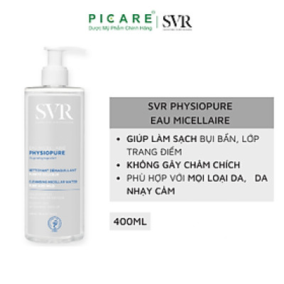 Nước Tẩy Trang Dành Cho Da Nhạy Cảm SVR Physiopure Eau Micellaire 400ml