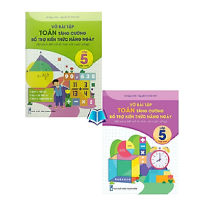 Sách - Vở Bài Tập Toán Tăng Cường Bổ Trợ Kiến thức Hằng Ngày Lớp 5 - Kết Nối Tri Thức Với Cuộc Sống