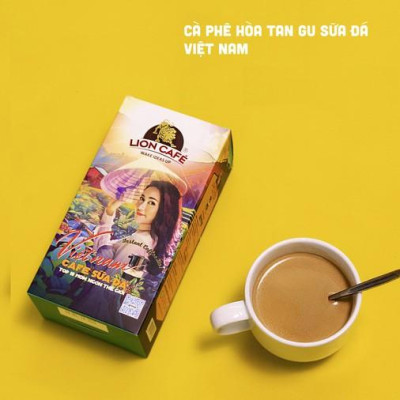 Combo Hành Trình Việt Nam Lion Coffee ( Cà phê hòa tan Macchiato - Gu sữa đá Việt Nam - Latte Dừa)