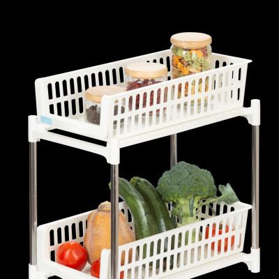 Kệ Trượt 2 Tầng Tokyo Cao Cấp - Hàng chính hãng inochi ( Tặng kèm khăn lau pakasa)