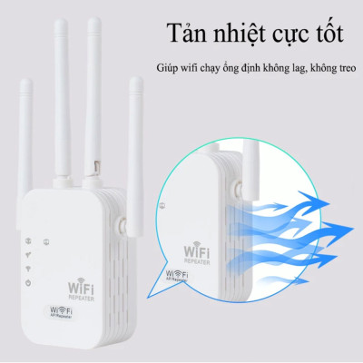 Kích sóng Wifi 4 râu tốc độ cao 300mpbs 2.4G Mở rộng vùng phủ sóng, cải thiện tốc độ mạng wifi ngôi nhà bạn - Hàng chính hãng/Hàng nhập khẩu
