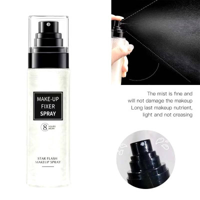Xịt khóa Makeup Star Flash Make Up Spray 8 Hours Wear, Xịt giữ makeup cố định lớp trang điểm bắt sáng lâu trôi, hàng nhập khẩu