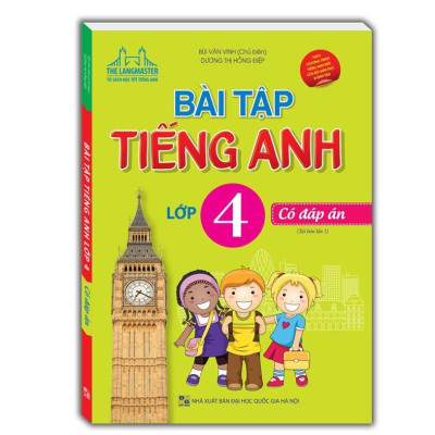 Sách - Bài Tập Tiếng Anh Lớp 4 + Từ Điển Tiếng Việt Dành Cho Học Sinh - Khổ Nhỏ - Minh Thắng
