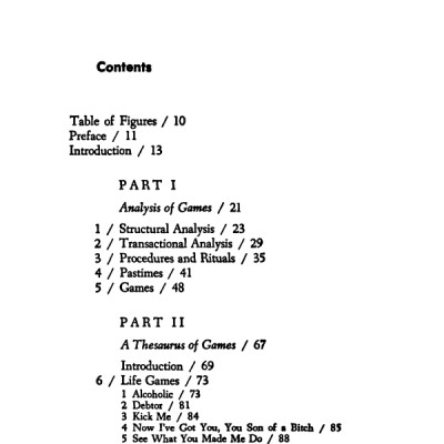 Games People Play: The Psychology of Human Relationships
