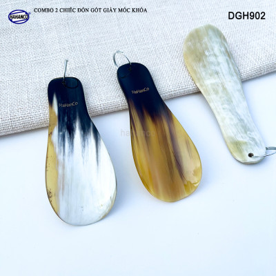 COMBO 2 chiếc Đón gót giày bằng sừng nhỏ gọn, làm móc khóa hoặc để túi (DGH902) Cho giày Nam & Nữ