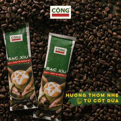 Mẫu dùng thử Cà phê bạc xỉu hòa tan C+ Cộng Cà Phê 1 gói stick 15gr