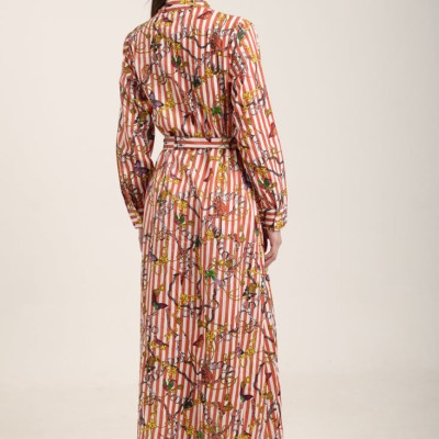 Maxi Sơ Mi Đính Cườm Cotton Isla Bonita