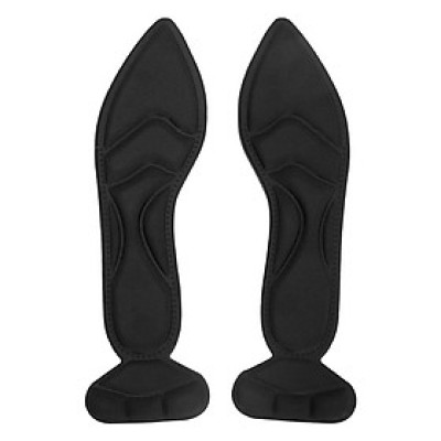 Cặp lót giày cao gót mũi nhọn giảm size cho giày bị rộng, thoáng khí và êm chân MÀU ĐEN