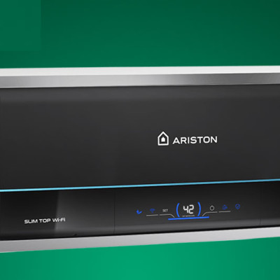 MÁY NÓNG TẮM GIÁN TIẾP ARISTON 30 lít  SLIM3 30 TOP WIFI VN - HÀNG CHÍNH HÃNG - CHỈ GIAO HCM
