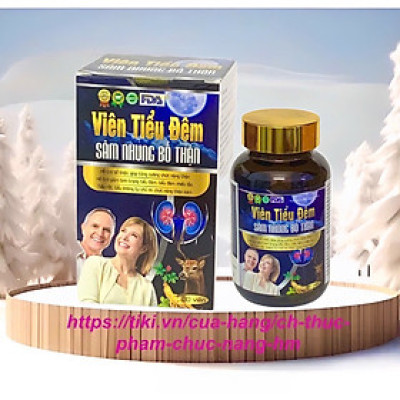 Viên tiểu đêm sâm Nhung Bổ Thận- 30 viên - tăng cường chức năng thận