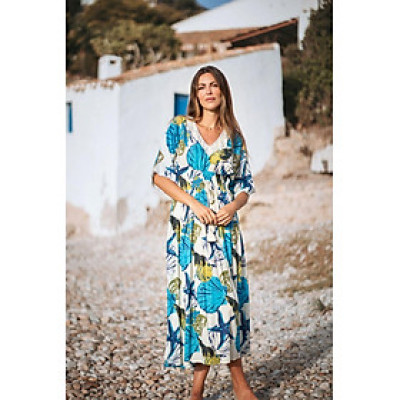 Maxi Cotton Phối Ren Isla Bonita