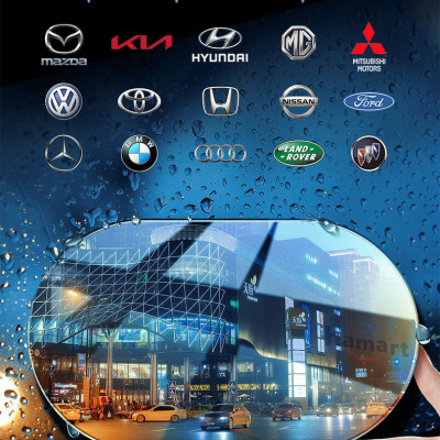 Bộ Miếng Dán Chống Nước Gương Ô Tô Xe Máy Dán Kính Chống Mưa Chống Đọng Nước Phủ NANO Cao Cấp