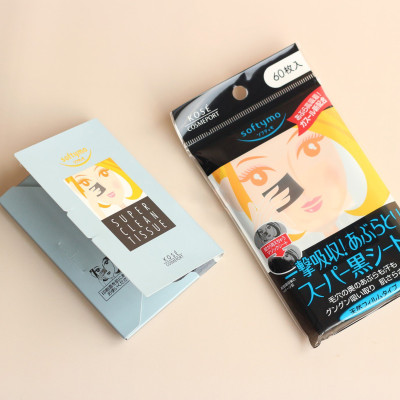 Giấy Thấm Dầu Than Hoạt Tính Kose Softymo Super Clean Tissue (60 Miếng)