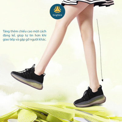 Lót giày tăng chiều cao,  tăng 1.5 cm/ 2.5cm/3.5cm chất liệu PU êm chân, thoáng khí - BuyBox - BBPK367