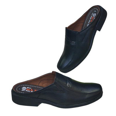 Dép Bít Mũi Nam Da Bò Thật TiTi ĐÔ Cao Cấp GSB20106d