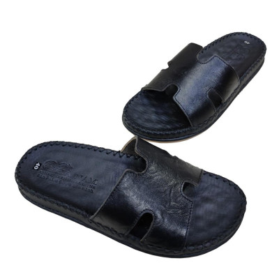 Dép Nam Quai Ngang Da Bò Thật TiTi ĐÔ Cao Cấp DNA2210