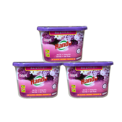 Combo 5 Hộp Hút Ẩm Khử Mùi Nấm Mốc Hương Lavender 450Ml