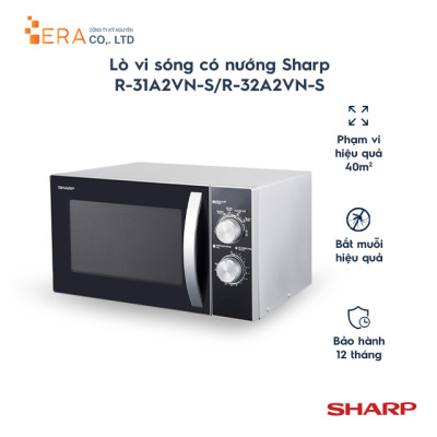 Lò Vi Sóng Cơ Sharp R-31A2VN-S (23 Lít) - Hàng chính hãng