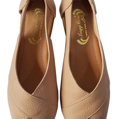 Giày Búp Bê Nữ Da Bò BIGGBEN Cao Cấp BB77