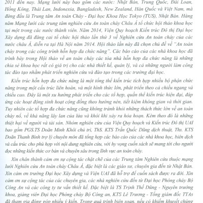 An Toàn Cháy Trong Kiến Trúc Hỗn Hợp Đa Chức Năng