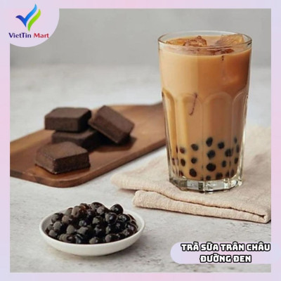 Set Nấu Trà Sữa Trân Châu Đường Đen Viettin Mart 400g