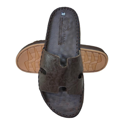 Dép Nam Quai Ngang Da Bò Thật TiTi ĐÔ Cao Cấp DNA2210