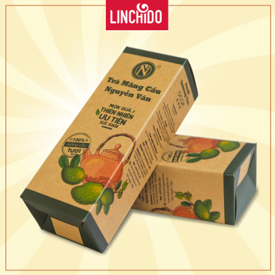 [ COMBO 3 HỘP ] Trà Mãng Cầu Nguyễn Văn - 100% mãng cầu xiêm tươi sấy khô - Hộp 100 GRAM